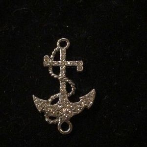 Silver Tone Anchor Charm
